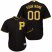 Pittsburgh Pirates Majestic Cool Base Custom Jersey Black