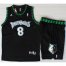 Minnesota Timberwolves 8 Latrell Sprewell Black Swingman NBA Jerseys Short Suits Cheap