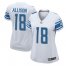Nike Detroit Lions #18 Geronimo Allison White Womens Stitched NFL Elite Jersey
