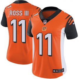 Nike Cincinnati Bengals #11 John Ross III Orange Alternate Womens Stitched NFL Vapor Untouchable Limited Jersey
