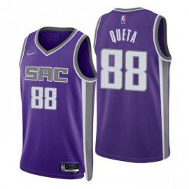 Nike Sacramento Kings #88 Neemias Queta Purple Mens 2021-22 NBA 75th Anniversary Diamond Swingman Jersey – Icon Edition Mens