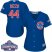 Chicago Cubs #44 Anthony Rizzo Blue Alternate 2016 World Series Champions Womens Stitched MLB Jersey