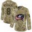 Adidas Columbus Blue Jackets #8 Zach Werenski Camo Authentic Stitched NHL Jersey