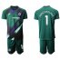 Chelsea #1 Arrizabalaga Green Goalkeeper Soccer Club Jersey