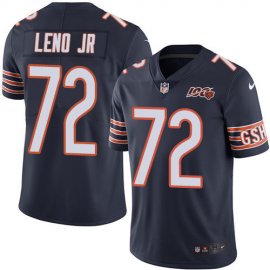Nike Chicago Bears #72 Charles Leno Jr Navy Blue Team Color Mens 100th Season Stitched NFL Vapor Untouchable Limited Jersey