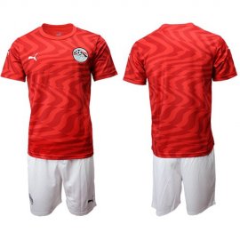 Egypt Blank Red Home Soccer Country Jersey