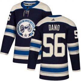 Adidas Columbus Blue Jackets #56 Marko Dano Navy Alternate Authentic Stitched Youth NHL Jersey