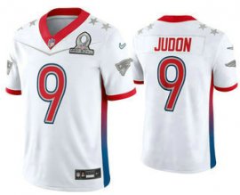 Mens New England Patriots #9 Matt Judon White 2022 Pro Bowl Vapor Untouchable Stitched Limited Jersey