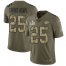 Nike Kansas City Chiefs #25 Clyde Edwards-Helaire Olive/Camo Mens Super Bowl LV Bound Stitched NFL Limited 2017 Salute To Service Jersey