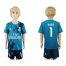 Real Madrid #1 Navas Sec Away Kid Soccer Club Jersey