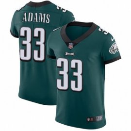 Nike Philadelphia Eagles #33 Josh Adams Midnight Green Team Color Mens Stitched NFL Vapor Untouchable Elite Jersey