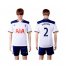 Tottenham Hotspur #2 Walker White Home Soccer Club Jersey