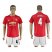 Manchester United #4 Jones Red Home Soccer Club Jersey