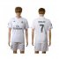 Real Madrid #7 Ronaldo White Home Soccer Club Jersey