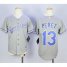 Kansas City Royals #13 Salvador Perez Grey Cool Base Stitched Youth MLB Jersey