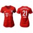 Womens Bayern Munchen #21 Lahm Home Soccer Club Jersey