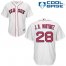 Boston Red Sox #28 J. D. Martinez White Cool Base Stitched Youth MLB Jersey