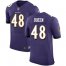 Nike Baltimore Ravens #48 Patrick Queen Purple Team Color Mens Stitched NFL Vapor Untouchable Elite Jersey