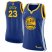 Nike Golden State Warriors #23 Draymond Green Blue Womens 2022 NBA Finals Swingman Icon Edition Jersey Womens