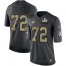 Nike Kansas City Chiefs #72 Eric Fisher Black Mens Super Bowl LV Bound Stitched NFL Limited 2016 Salute to Service Jersey