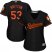 Baltimore Orioles #53 Zach Britton Black Alternate Womens Stitched MLB Jersey