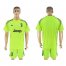 Juventus Blank Shiny Green Goalkeeper Soccer Club Jersey