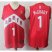 Nike Raptors #1 Tracy Mcgrady Red NBA Swingman Earned Edition Jersey