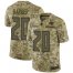 Nike Tampa Bay Buccaneers #20 Ronde Barber Camo Mens Stitched NFL Limited 2018 Salute To Service Jersey
