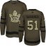 Adidas Toronto Maple Leafs #51 Jake Gardiner Green Salute to Service Stitched NHL Jersey