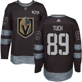 Adidas Vegas Golden Knights #89 Alex Tuch Black 1917-2017 100th Anniversary Stitched NHL Jersey