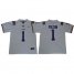 LSU Tigers #1 Kristian Fulton White Limited Stitched College Jersey
