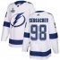 Adidas Tampa Bay Lightning #98 Mikhail Sergachev White Road Authentic 2020 Stanley Cup Champions Stitched NHL Jersey