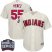 Cleveland Indians #55 Roberto Perez Cream Alternate 2016 World Series Bound Stitched Youth MLB Jersey