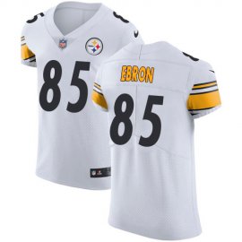 Nike Pittsburgh Steelers #85 Eric Ebron White Mens Stitched NFL New Elite Jersey