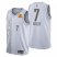 Oklahoma City Oklahoma City Thunder #7 Darius Bazley Mens Nike Gray 2021/22 Swingman NBA Jersey – City Edition Mens
