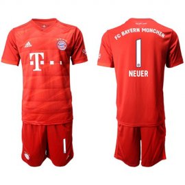 Bayern Munchen #1 Neuer Home Soccer Club Jersey