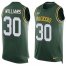 Nike Green Bay Packers #30 Jamaal Williams Green Team Color Mens Stitched NFL Limited Tank Top Jersey