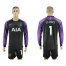 Tottenham Hotspur #1 Lloris Black Goalkeeper Long Sleeves Soccer Club Jersey