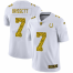 Indianapolis Colts #7 Jacoby Brissett Mens Nike Flocked Leopard Print Vapor Limited NFL Jersey White