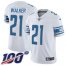 Nike Detroit Lions #21 Tracy Walker White Mens Stitched NFL 100th Season Vapor Untouchable Limited Jersey
