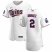 Minnesota Twins #2 Luis Arraez Mens Nike White Home 2020 60th Season Authentic Team MLB Jersey