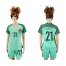 Womens Portugal #21 Soares Away Soccer Country Jersey