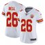 Nike Kansas City Chiefs #26 LeVeon Bell White Womens Stitched NFL Vapor Untouchable Limited Jersey