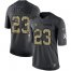 Nike New Orleans Saints #23 Marshon Lattimore Black Mens Stitched NFL Limited 2016 Salute To Service Jersey
