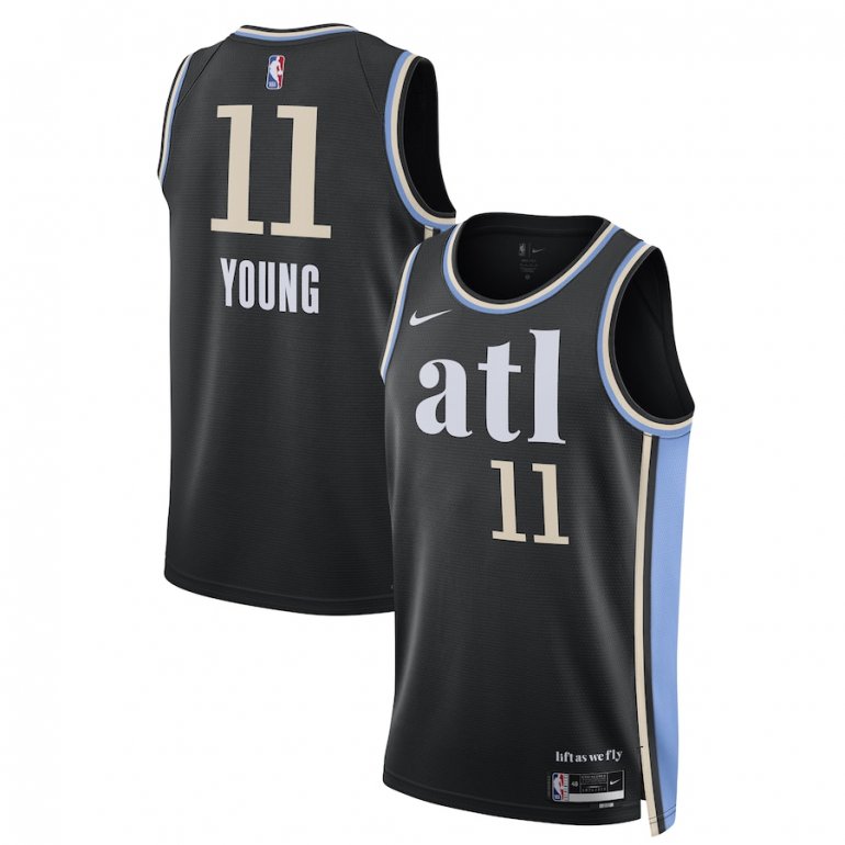 Trae Young Atlanta Hawks Nike Unisex 2023/24 Swingman Jersey – Black – City Edition Trae Young Atlanta Hawks Nike Unisex 2023/24 Swingman Jersey – Black – City Edition