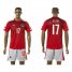 Austria #17 Klein Red Home Soccer Country Jersey