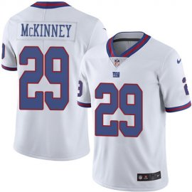 Nike New York Giants #29 Xavier McKinney White Youth Stitched NFL Limited Rush Jersey