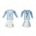 Argentina #7 Dybala Home Long Sleeves Kid Soccer Country Jersey
