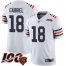 Nike Chicago Bears #18 Taylor Gabriel White Alternate Mens Stitched NFL Vapor Untouchable Limited 100th Season Jersey