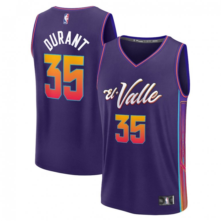 Kevin Durant Phoenix Suns Fanatics Branded Unisex 2023/24 Fast Break Jersey – Purple – City Edition Kevin Durant Phoenix Suns Fanatics Branded Unisex 2023/24 Fast Break Jersey – Purple – City Edition